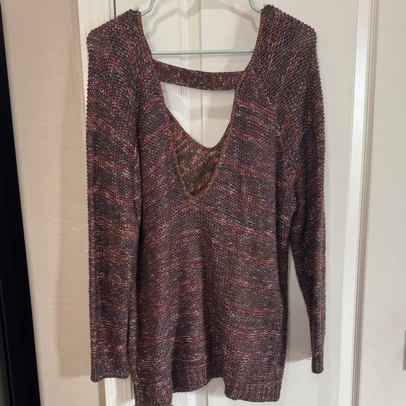 Susina V-Neck Sweater in Multicolor Knit / G7 - Picture 4 of 4